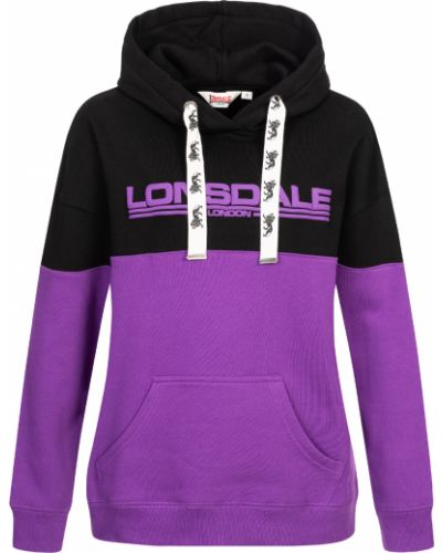 Oversize kapučdžemperis Lonsdale violets