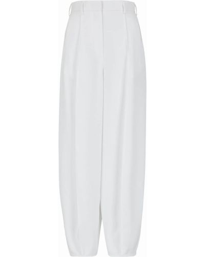 Бавовняні брюки Giorgio Armani, білі