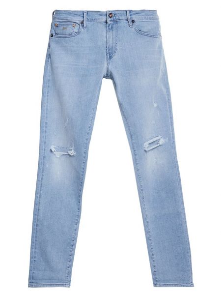 Proste jeansy Denham niebieskie
