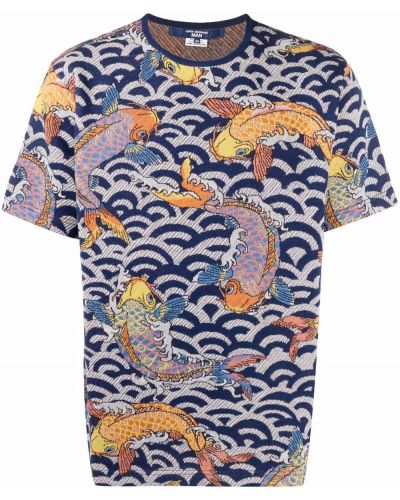 Jacquard t-skjorte Junya Watanabe Man blå