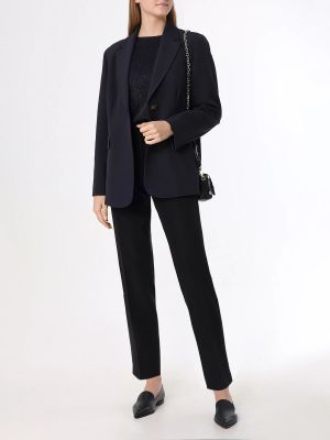 Однотонные классические брюки Elena Miro черные