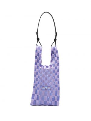 Transparente shopper handtasche Lastframe lila