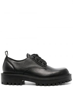 Pantofi oxford cu șireturi din piele din dantelă Vic Matié negru