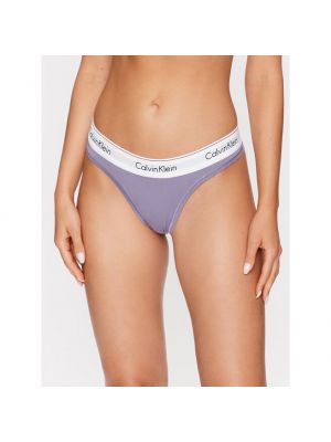 Chiloți tanga Calvin Klein Underwear violet
