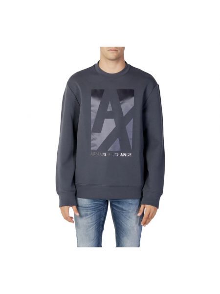 Sweatshirt mit print Armani Exchange grau