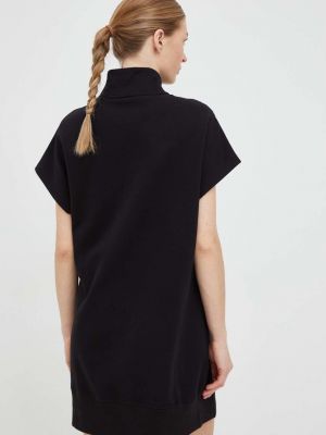 Oversized mini šaty Dkny černé