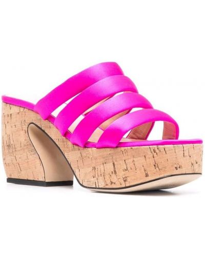 Sandales ar platformu Si Rossi rozā