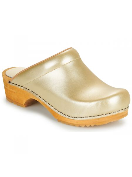Pantofle Sanita zlaté