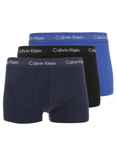 Bokserki slim fit Calvin Klein Underwear niebieskie