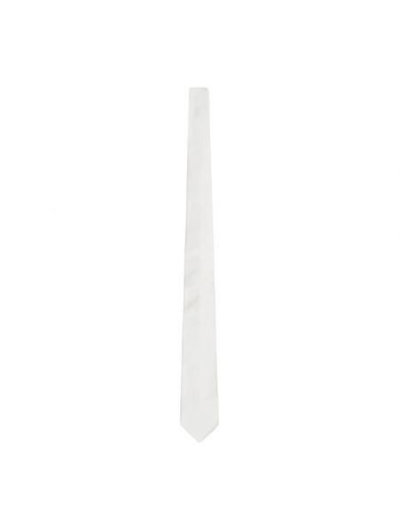 Krawat Emporio Armani biały