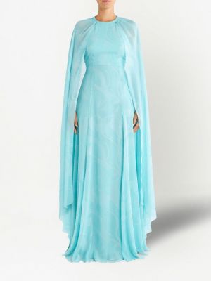 Siuvinėtas vakarinė suknelė su paisley raštu Etro