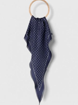 Синий шелковый платок Lauren Ralph Lauren