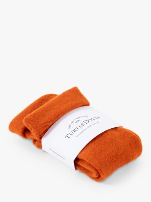 Кашемировые перчатки Celtic & Co. оранжевые