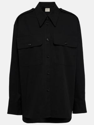 Hemd aus baumwoll Khaite schwarz