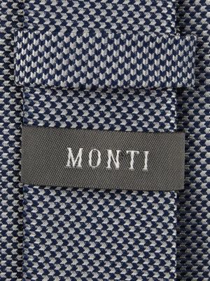 Шелковый галстук Monti серый