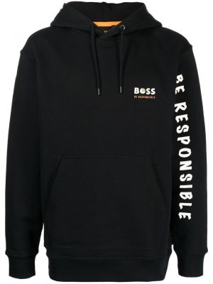 Hoodie Boss svart