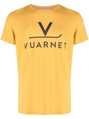 T-shirt mit print Vuarnet gelb