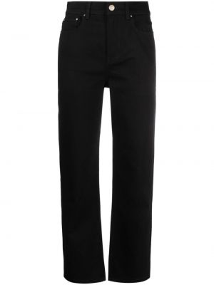 Bavlnené džínsy s rovným strihom Claudie Pierlot čierna