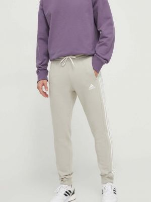 Панталон с апликация Adidas сиво