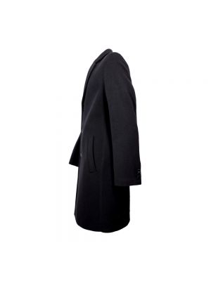Abrigo de lana slim fit formal Hugo Boss negro