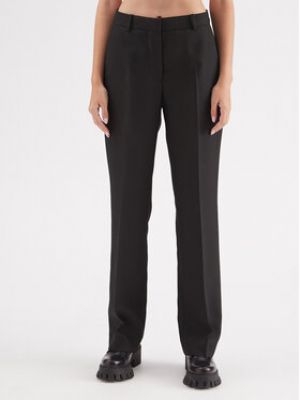 Pantalon slim plissé Calvin Klein noir