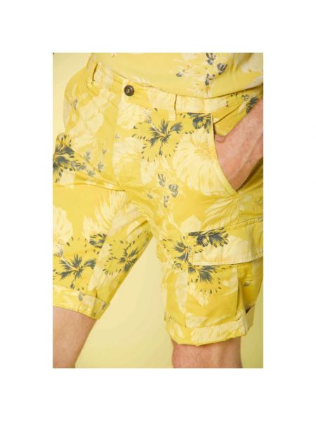 Pantalones cortos cargo Mason's amarillo