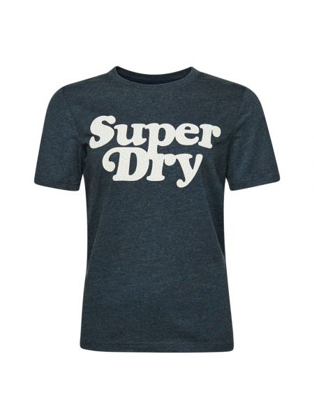 Классическая футболка ретро Superdry синяя