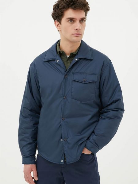 Куртка с карманами Finn Flare синяя