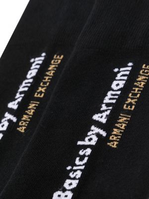 Bavlněné ponožky s potiskem Armani Exchange