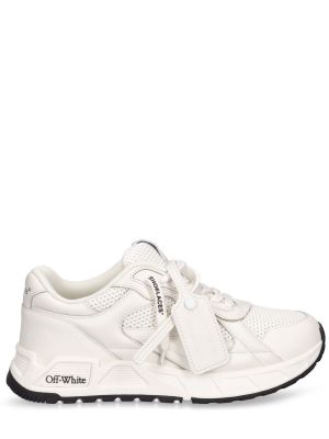 Bőr sneakers Off-white fehér