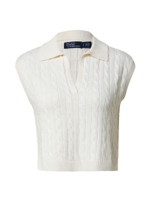 Pull en laine Polo Ralph Lauren blanc
