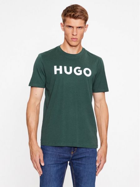 Тениска Hugo зелено