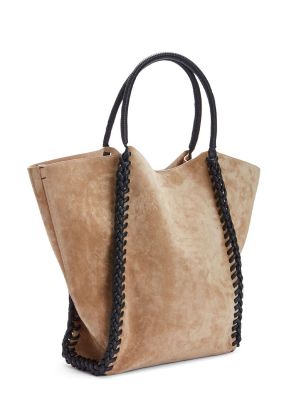 Плетени велурени шопинг чанта Altuzarra