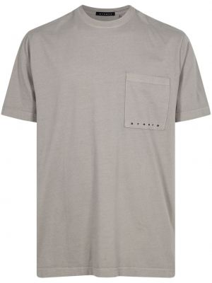 T-shirt mit taschen Stampd grau