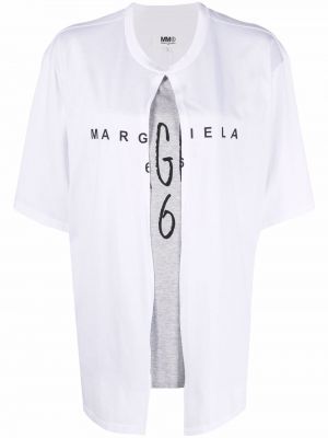 T-skjorte Mm6 Maison Margiela hvit