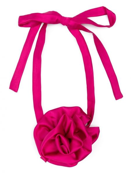 Ogrlica s cvetličnim vzorcem Loulou roza