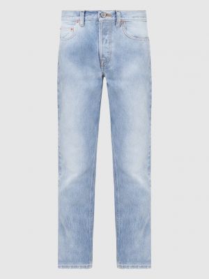 Прямые джинсы Vetements голубые