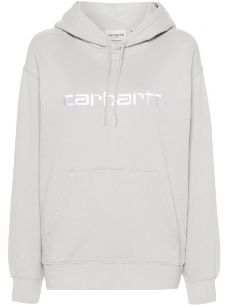 Broderet hættetrøje Carhartt Wip grå