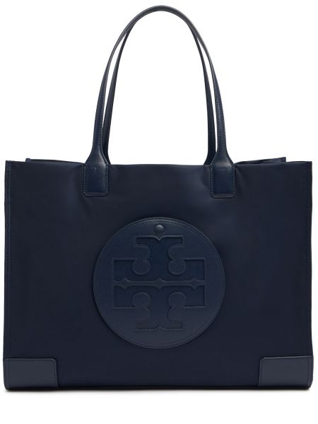 Nylon shoppingbag Tory Burch blå