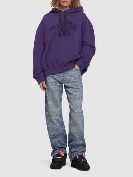 Džemperis su gobtuvu Lanvin violetinė