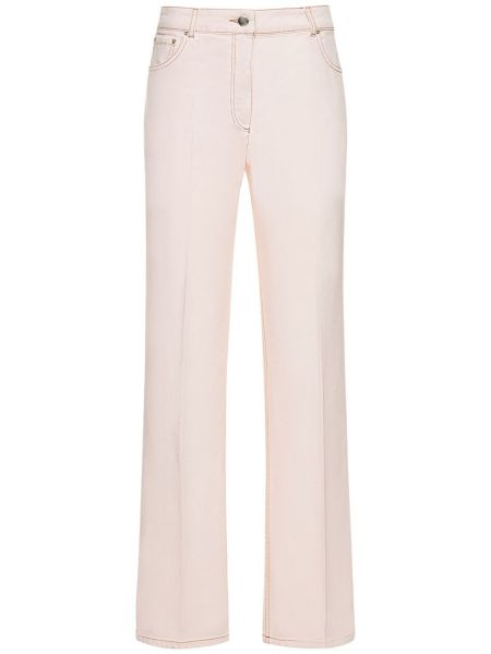 Bavlnené džínsy s rovným strihom Nina Ricci