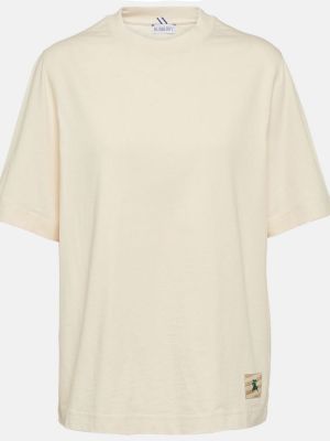 T-shirt en coton Burberry blanc