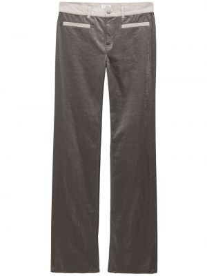 Rovné kalhoty Filippa K šedé