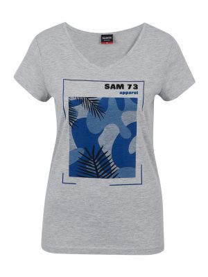 Tričko Sam73 sivá