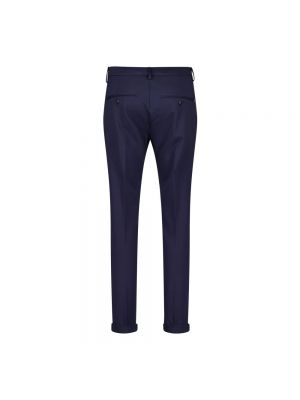 Pantalones chinos de viscosa Dondup azul