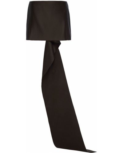 Сатиновая юбка мини Prada, коричневая