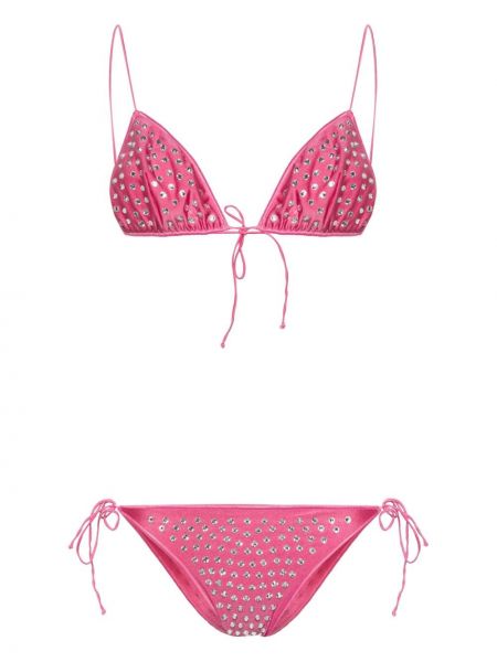 Bikini de cristal Oseree roz