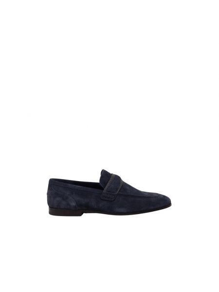 Loafers Brunello Cucinelli niebieskie