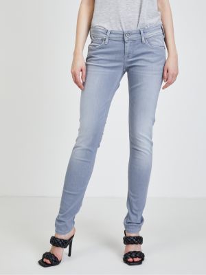 Skinny džíny Pepe Jeans šedé
