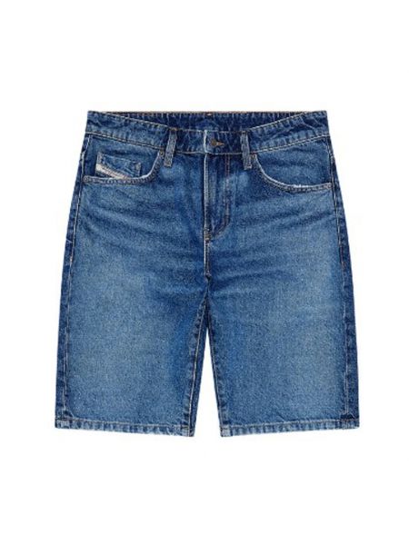 Szorty jeansowe slim fit Diesel niebieskie